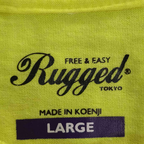 ラギッド RUGGED ロゴプリント ポケット ロングスリーブTシャツ メンズ JPN:L