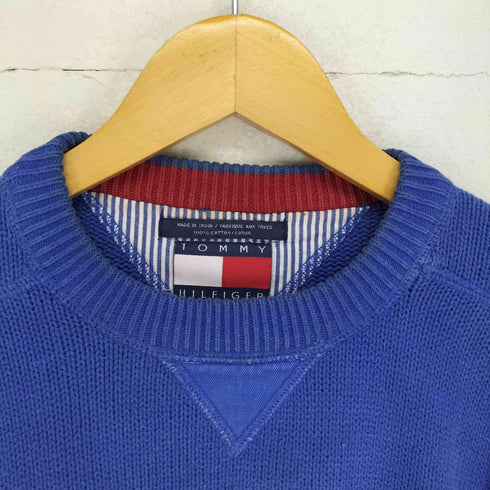 トミーヒルフィガー TOMMY HILFIGER 90s Vガゼットコットンリブニット メンズ JPN:L