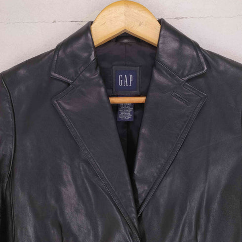 ギャップ Gap 00S OLD レザーテーラードジャケット レディース