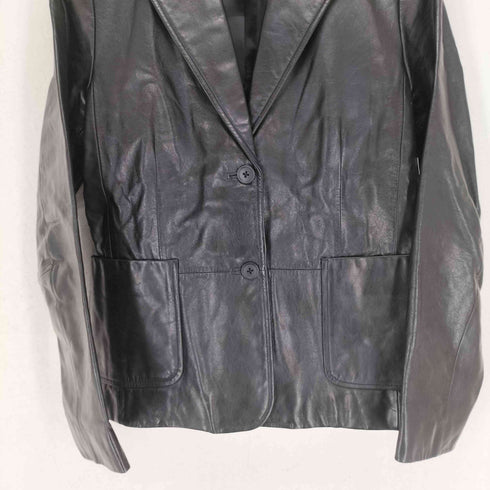 ギャップ Gap 00S OLD レザーテーラードジャケット レディース 8