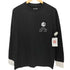 ダファー DUFFER BLACK LABEL 両面プリント 袖切替 クルーネックTシャツ ロンT メンズ import:M