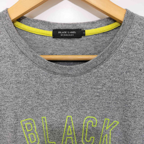 バーバリーブラックレーベル BURBERRY BLACK LABEL ロゴプリント Tシャツ メンズ JPN:2