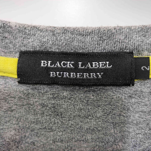 バーバリーブラックレーベル BURBERRY BLACK LABEL ロゴプリント Tシャツ メンズ JPN:2