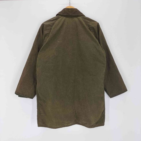 バブアー Barbour 80s England製 GAMEFAIR 裏地チェック ワックスコットン オイルドジャケット YKK棒ジップ 2ワラント メンズ 34
