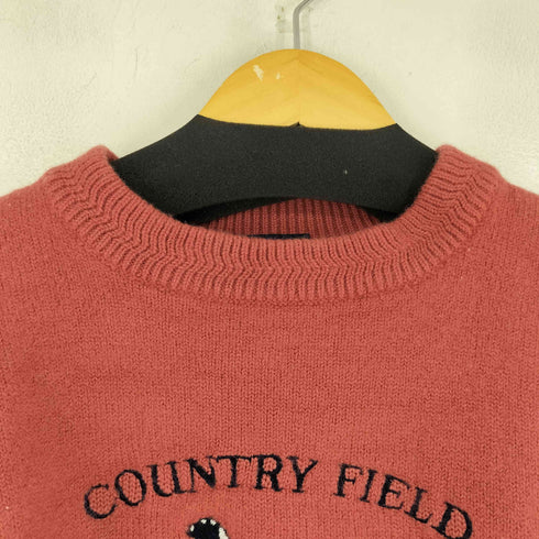 ケンコレクション KEN COLLECTION 刺繍 クルーネックニット レディース JPN:L