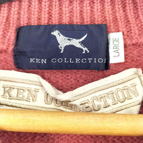 ケンコレクション KEN COLLECTION 刺繍 クルーネックニット レディース JPN:L