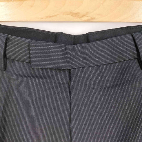 ボスヒューゴボス BOSS HUGO BOSS Super 100 ウール ストライプ 2B テーラードジャケット ジレベスト スラックス 3ピース スリーピース セットアップ メンズ 46