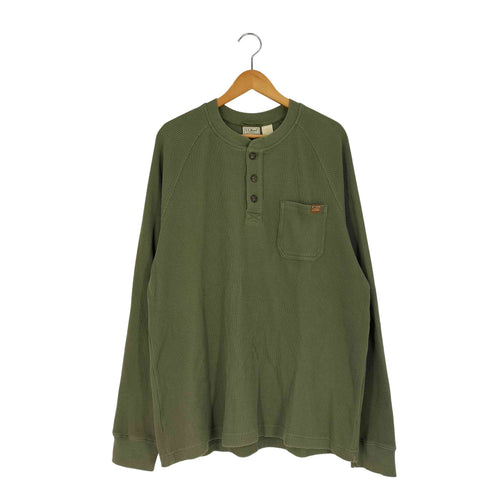 エルエルビーン L.L.Bean BeanBuilt Waffle Henley ビーンビルト・ワッフル・ヘンリー ヘンリーネック ロングスリーブTシャツ メンズ import:L