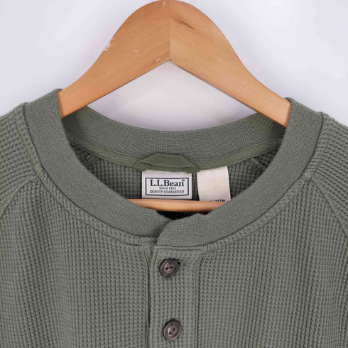 エルエルビーン L.L.Bean BeanBuilt Waffle Henley ビーンビルト・ワッフル・ヘンリー ヘンリーネック ロングスリーブTシャツ メンズ import:L