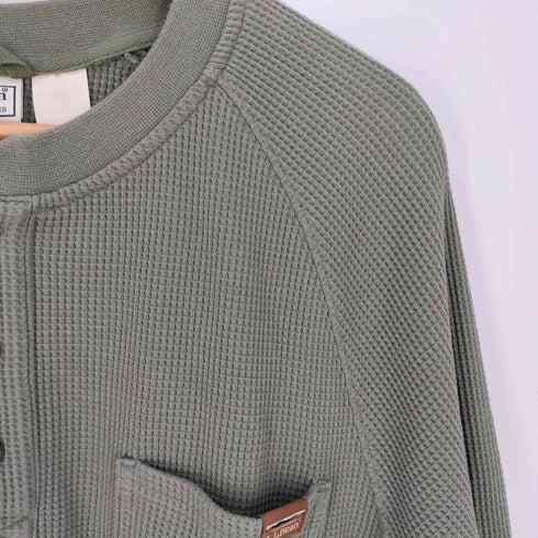 エルエルビーン L.L.Bean BeanBuilt Waffle Henley ビーンビルト・ワッフル・ヘンリー ヘンリーネック ロングスリーブTシャツ メンズ import:L