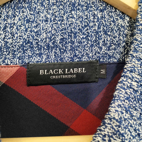 ブラックレーベルクレストブリッジ BLACK LABEL CRESTBRIDGE スタンドカラーニットジャケット メンズ JPN:M