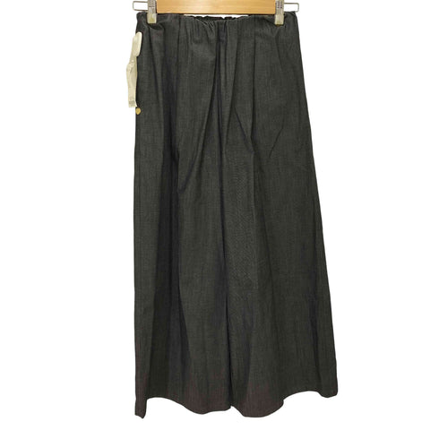 マーシャルテル MARECHAL TERRE シャンブレーワイドデニムパンツ レディース JPN:1