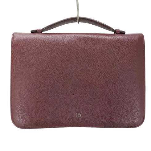 ジョルジオアルマーニ Giorgio Armani 裏地モノグラム レザークラッチバッグ メンズ ONE SIZE