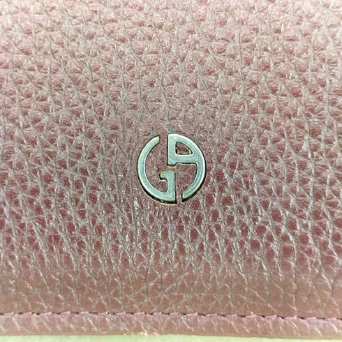 ジョルジオアルマーニ Giorgio Armani 裏地モノグラム レザークラッチバッグ メンズ ONE SIZE