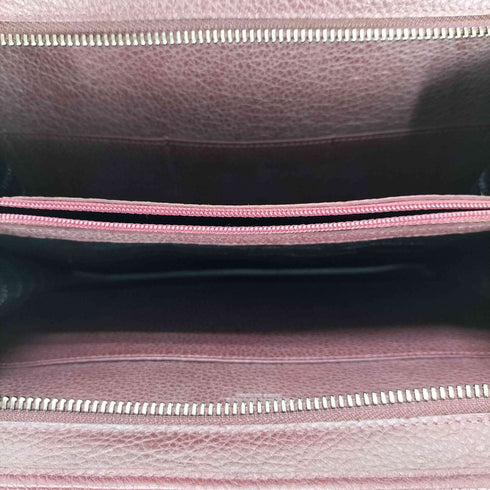ジョルジオアルマーニ Giorgio Armani 裏地モノグラム レザークラッチバッグ メンズ ONE SIZE
