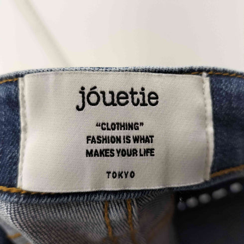 ジュエティ jouetie サイドロープデザイン ブーツカットデニムパンツ レディース JPN:S