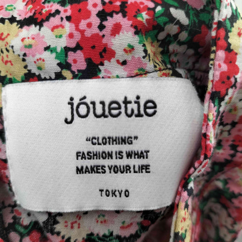 ジュエティ jouetie 花柄 ロゴプリント ロングスリーブブラウス レディース JPN:M