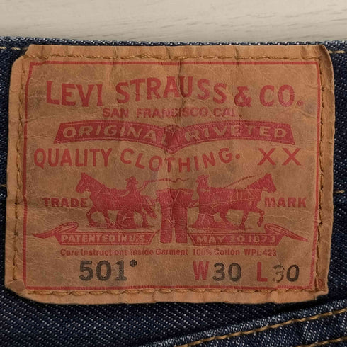 リーバイス Levis メキシコ製 501 ボタン裏4032 ボタンフライ デニムパンツ メンズ W30/L30