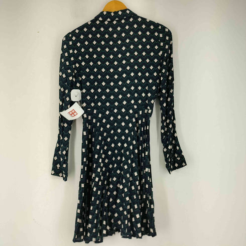 ザラ ZARA 幾何学模様 L/S ワンピース レディース US XS