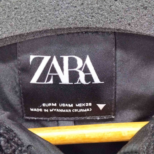 ザラ ZARA FAUX SHEARLING JACKET クロップドボアブルゾン レディース JPN:M