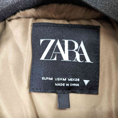 ザラ ZARA フェイクファーコート レディース M