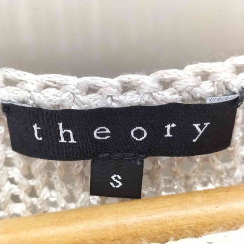 セオリー theory ラメクルーネックメッシュニット レディース JPN:S