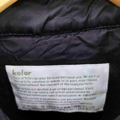 カラー kolor アンゴラウール パイピングシャツ メンズ JPN:2