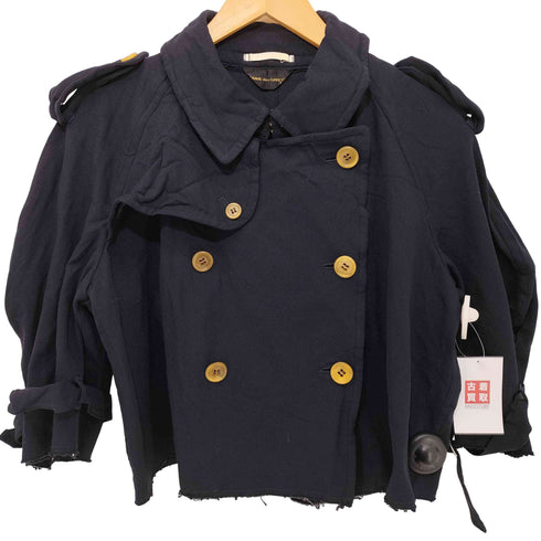 コムデギャルソン COMME des GARCONS 2004SS エクセレントアブストラクト(Excellent Abstract)エステル縮絨 ショートトレンチジャケット レディース
