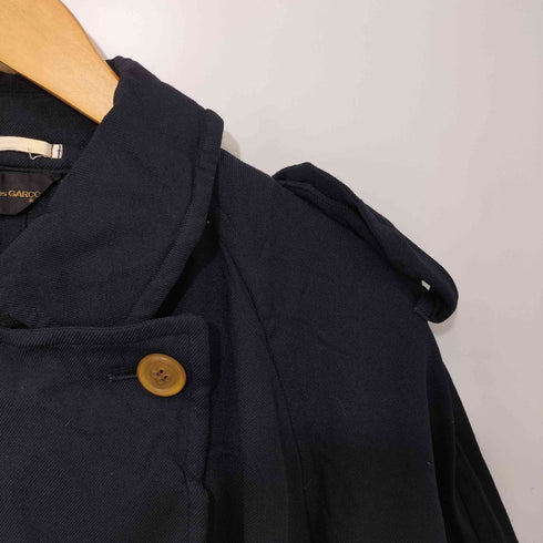 コムデギャルソン COMME des GARCONS 2004SS エクセレントアブストラクト(Excellent Abstract)エステル縮絨 ショートトレンチジャケット レディース