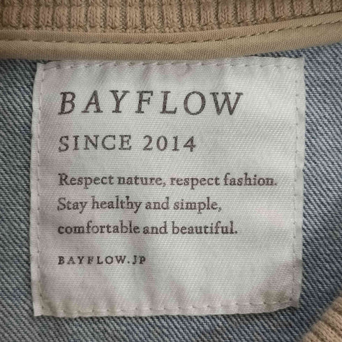 ベイフロー BAYFLOW ビッグシルエット ロングデニムジャケット レディース JPN:2