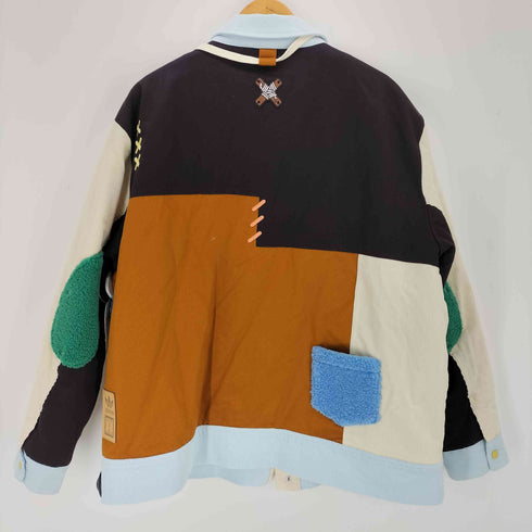 アディダスオリジナルス adidas Originals melting sadness Crossover Series Contrast Color Stitching logo Sports Jacket メンズ X0