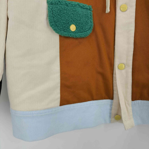 アディダスオリジナルス adidas Originals melting sadness Crossover Series Contrast Color Stitching logo Sports Jacket メンズ X0