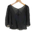 ウーア Uhr Sheer Gathered Blouse シアーギャザーブラウス レディース FREE
