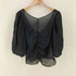 ウーア Uhr Sheer Gathered Blouse シアーギャザーブラウス レディース FREE