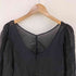 ウーア Uhr Sheer Gathered Blouse シアーギャザーブラウス レディース FREE