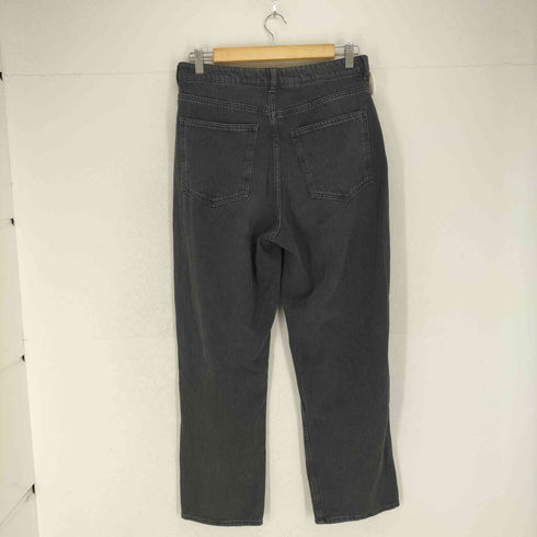 エイチアンドエム H&M LOOSE HIGH WAIST ブラックデニムパンツ メンズ 40
