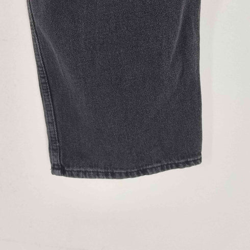 エイチアンドエム H&M LOOSE HIGH WAIST ブラックデニムパンツ メンズ 40