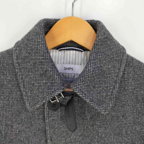 シップス SHIPS WOOL SINGLE P-COAT ウール メルトン シングル ピーコート メンズ JPN:S
