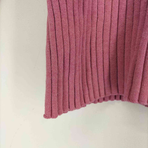 トミーヒルフィガー TOMMY HILFIGER ハイネック ハーフスナップ ニット レディース JPN:XL