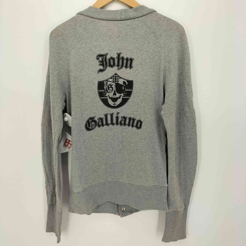 ジョンガリアーノ JOHN GALLIANO フランス製 スウェット カーディガン メンズ import:M