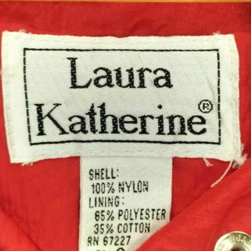 LAURA KATHERINE ギャザーデザインナイロンジップジャケット レディース JPN:S