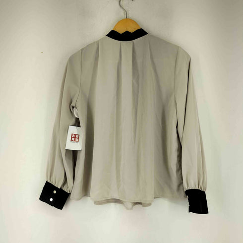 エヌナチュラルビューティーベーシック N.NATURAL BEAUTY BASIC バイカラータックとろみブラウス レディース JPN:M