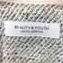 ビューティーアンドユースユナイテッドアローズ BEAUTY & YOUTH UNITED ARROWS 22AW ミックスツイード ツイル 9分袖 ノーカラージャケット レディース JPN:M