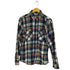 ファイブブラザー FIVE BROTHER 70-80s MADE IN USA コットンチェックL/Sネルシャツ メンズ 15-15 1/2