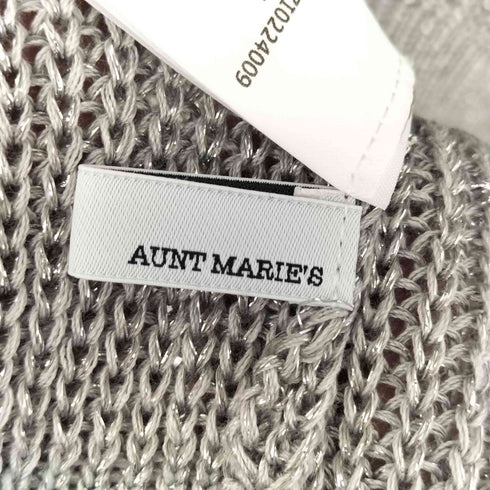 アントマリーズ Aunt Maries 24AW 2wayラメニットカーディガン レディース FREE