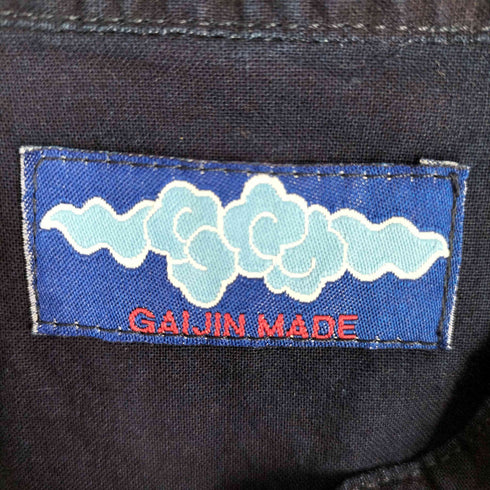 ガイジンメイド GAIJIN MADE 藍染め チャイナシャツ メンズ M