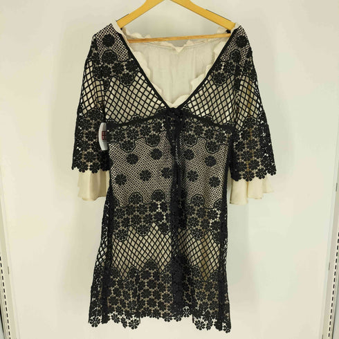 マックスアンドコー MAX & CO. ABITO DRESS 花柄 レース ワンピース レディース US:12