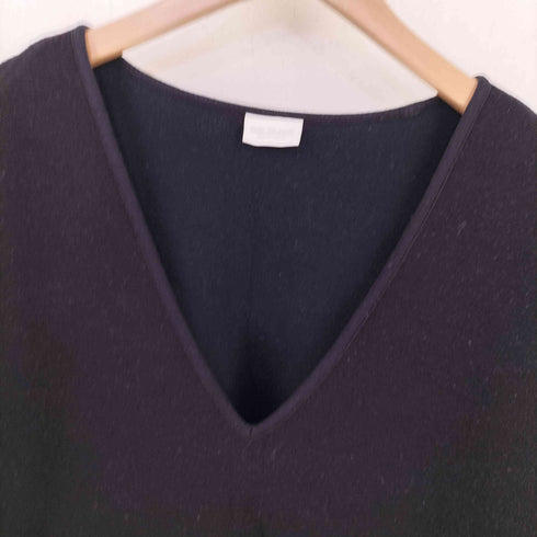 ドリスヴァンノッテン DRIES VAN NOTEN MADE IN PORTUGAL ディープVネック コットンウールニットプルオーバー riri メンズ Extra Small