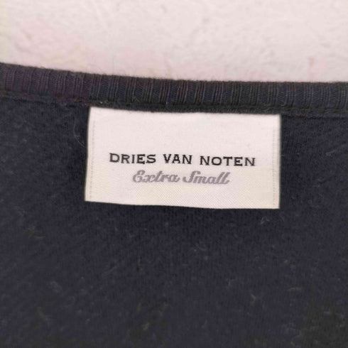 ドリスヴァンノッテン DRIES VAN NOTEN MADE IN PORTUGAL ディープVネック コットンウールニットプルオーバー riri メンズ Extra Small