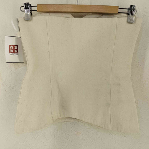 charrita 24SS Corset Maya : ブラウス コットンキャンバスコルセット レディース FREE